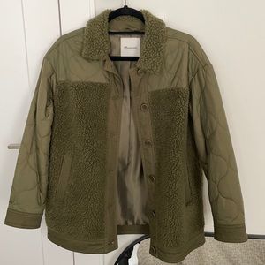 Madewell Quilted Sherpa Jacket